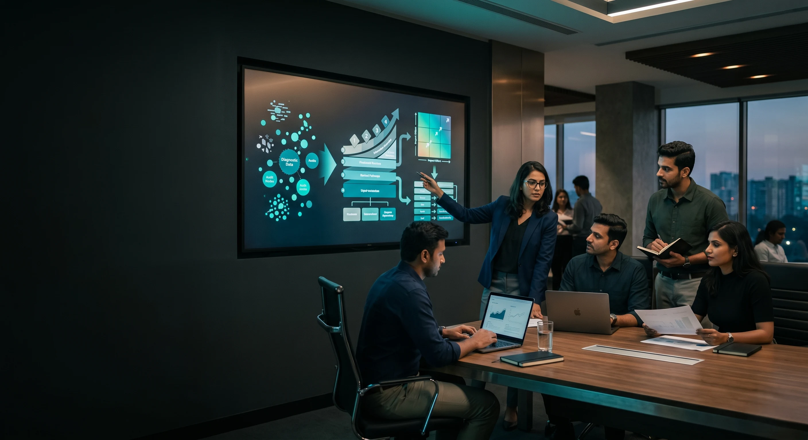 AI targeting and data analytics dashboard